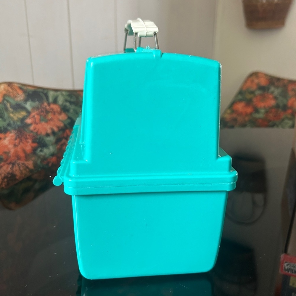 Retro Thermos Teal Lunchbox - Picture 2 of 6
